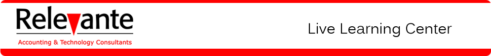 Live Learning Center Banner